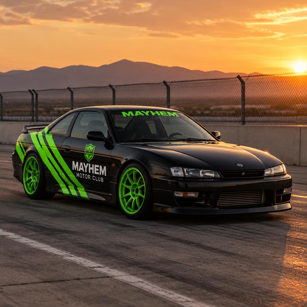 Nissan 240SX S14 Mayhem concept render