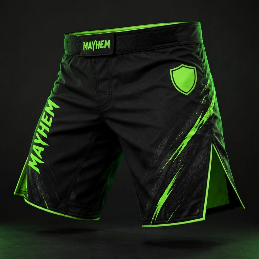 Full Contact Fight Shorts concept render
